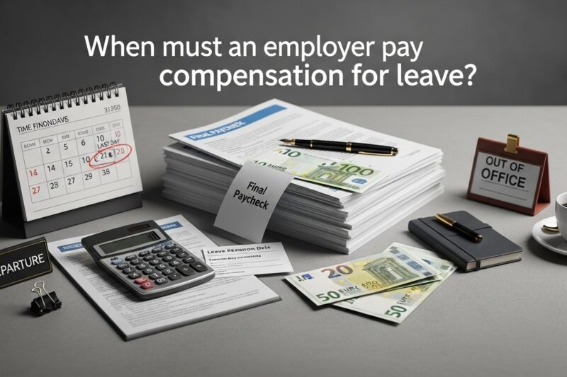 Kiedy pracodawca musi wypłacić ekwiwalent za urlop?