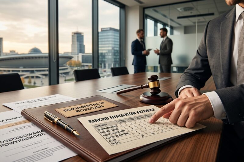 Ranking adwokatów od odszkodowań Katowice 2026 – kogo wybrać?